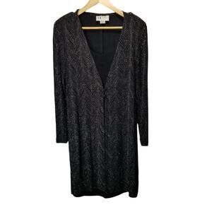 SL fashions stretchy glitter Midi dress Size 10